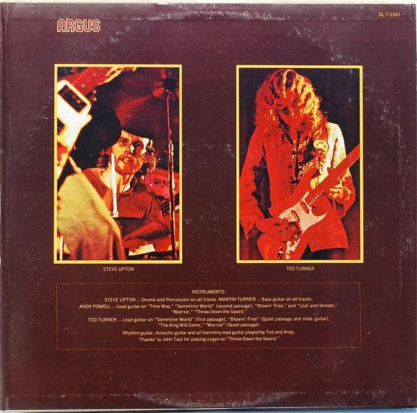 Wishbone Ash ~ Argus (Vinyl) - Djungel & Jazz