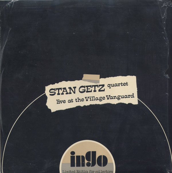 Stan Getz Quartet ~ Live At The Village Vanguard (Vinyl) - Djungel & Jazz