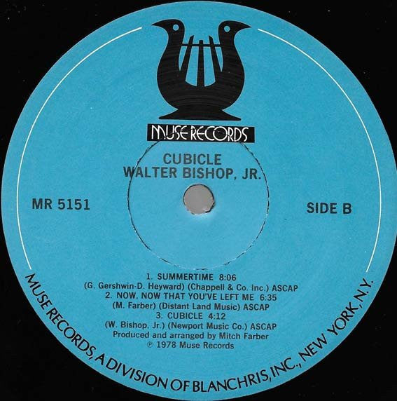 Walter Bishop, Jr. ~ Cubicle (Vinyl) - Djungel & Jazz