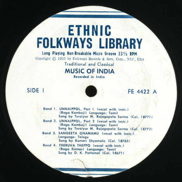 Various ~ Music Of India: Traditional & Classical (Vinyl) - Djungel & Jazz