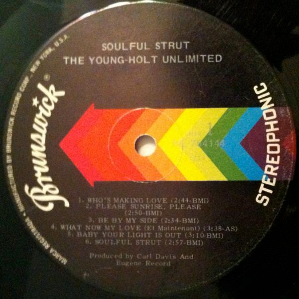 Young Holt Unlimited ~ Soulful Strut (Vinyl) - Djungel & Jazz