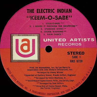 The Electric Indian ~ Keem-O-Sabe (Vinyl) - Djungel & Jazz