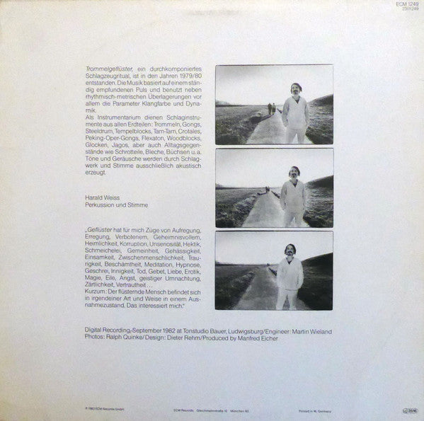 Harald Weiss : Trommelgeflüster (LP, Album, Dig)