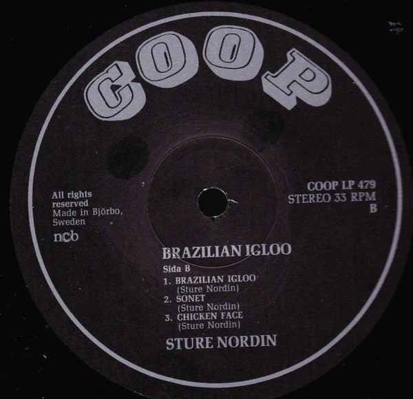 Sture Nordin : Brazilian Igloo (LP, Album)