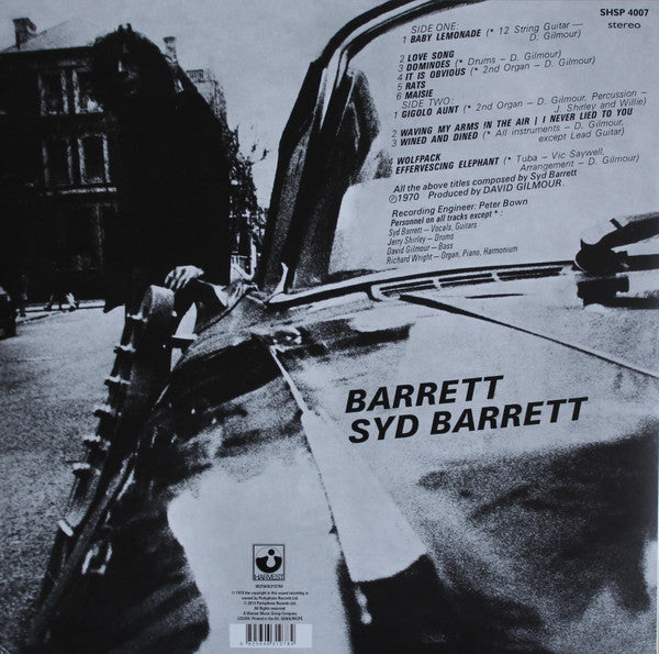 Syd Barrett ~ Barrett (Vinyl) - Djungel & Jazz