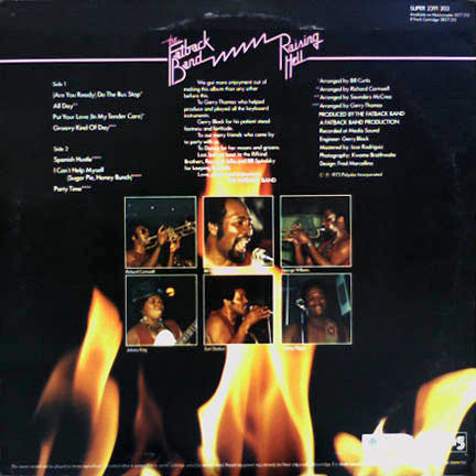 The Fatback Band ~ Raising Hell (Vinyl) - Djungel & Jazz