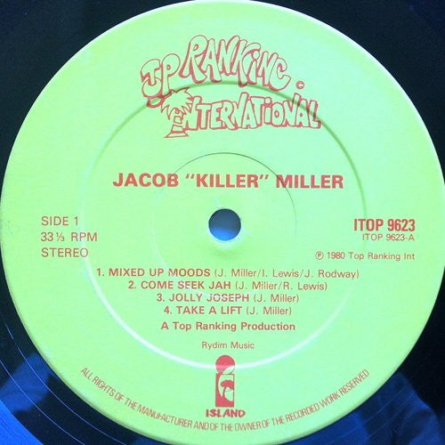 Jacob "Killer" Miller ~ Mixed Up Moods (Vinyl) - Djungel & Jazz