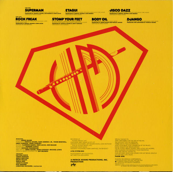 Herbie Mann ~ Super Mann (Vinyl) - Djungel & Jazz