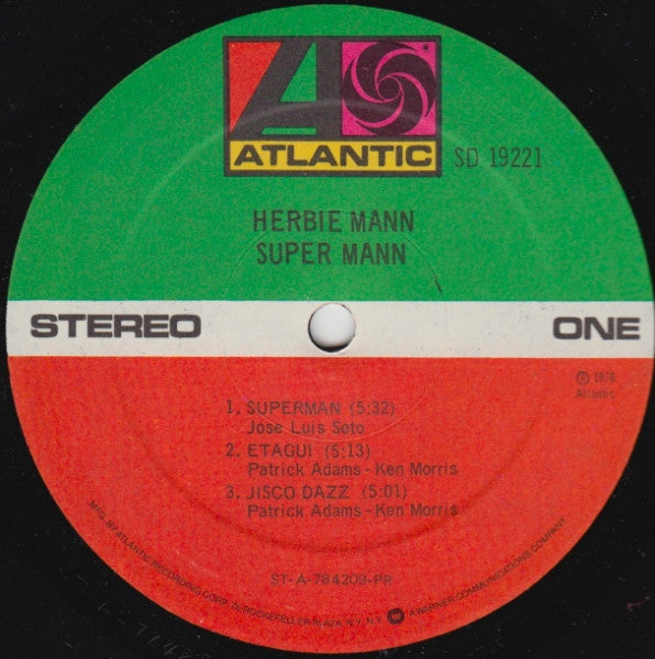 Herbie Mann ~ Super Mann (Vinyl) - Djungel & Jazz