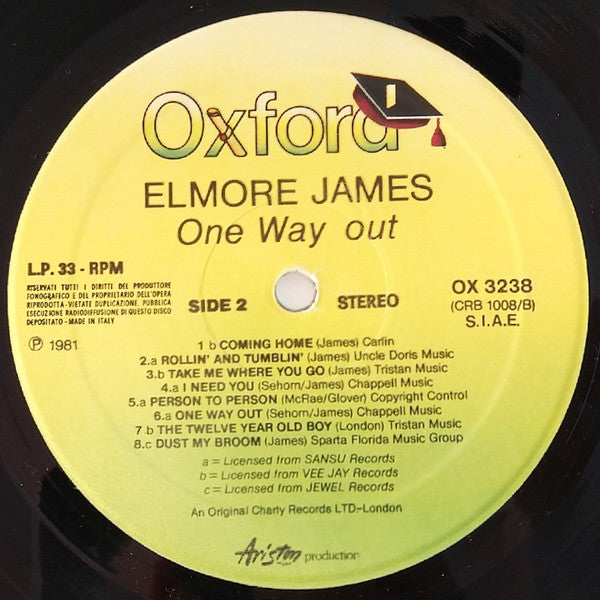 Elmore James : One Way Out (LP, Comp)