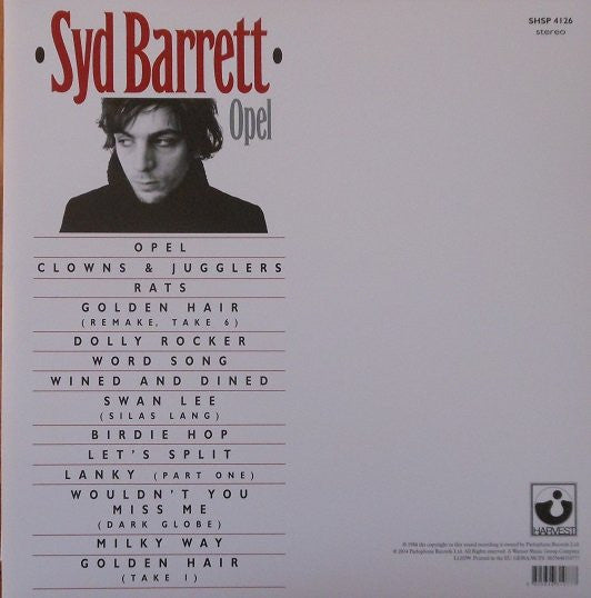 Syd Barrett ~ Opel (Vinyl) - Djungel & Jazz