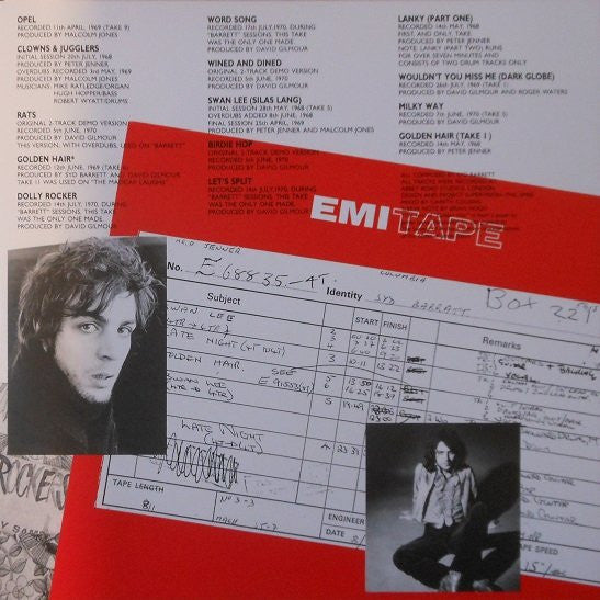 Syd Barrett ~ Opel (Vinyl) - Djungel & Jazz