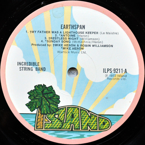 The Incredible String Band ~ Earthspan (Vinyl) - Djungel & Jazz
