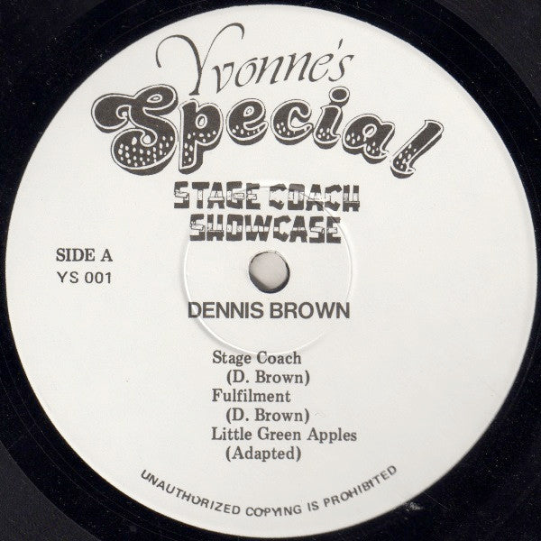 Dennis Brown : Stage Coach Showcase (LP, Album)