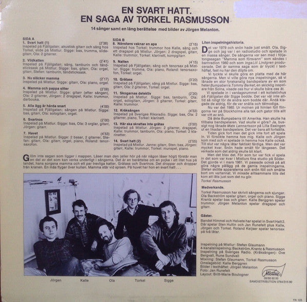 Torkel Rasmusson ~ En Svart Hatt (Vinyl) - Djungel & Jazz