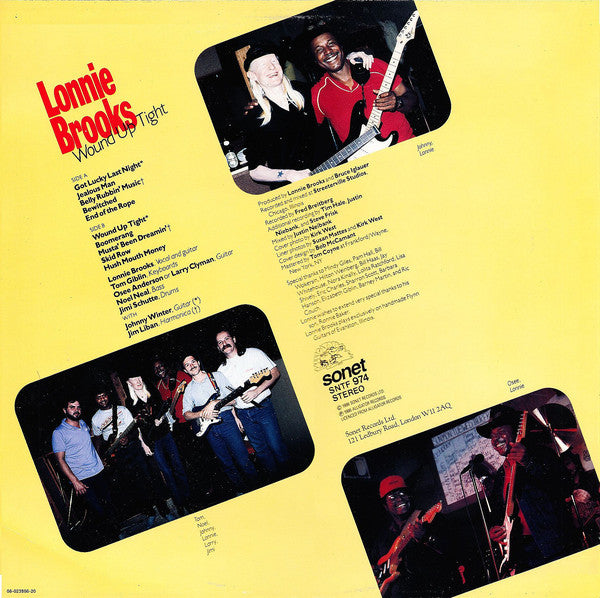 Lonnie Brooks : Wound Up Tight (LP, Album)