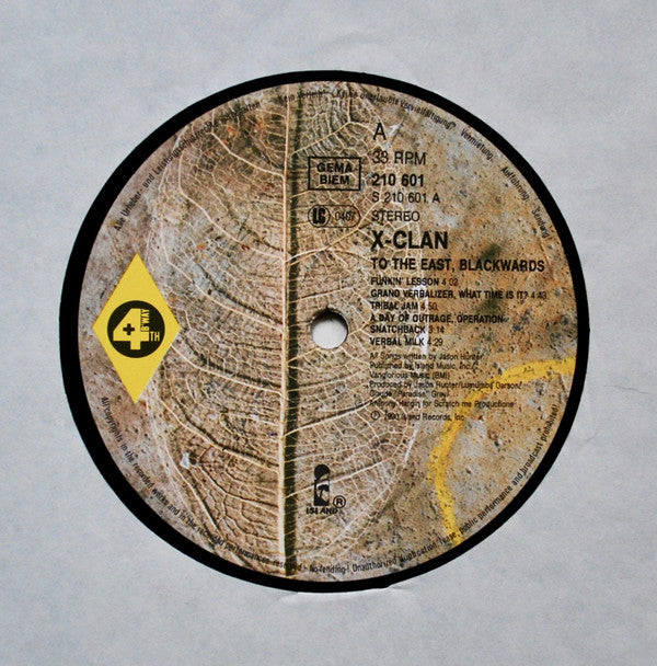 X-Clan ~ To The East, Blackwards (Vinyl) - Djungel & Jazz