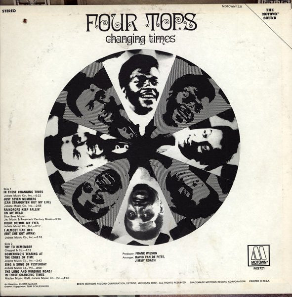 Four Tops ~ Changing Times (Vinyl) - Djungel & Jazz