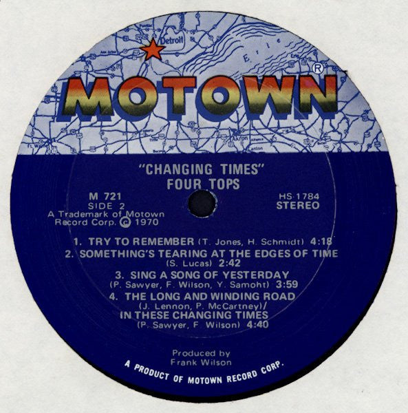 Four Tops ~ Changing Times (Vinyl) - Djungel & Jazz