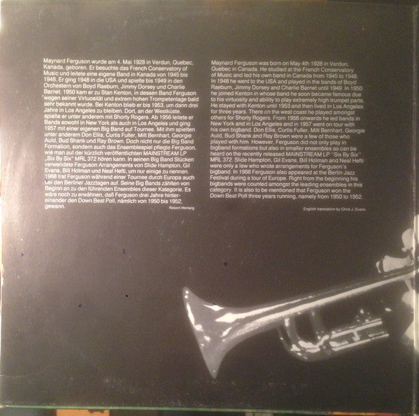 Maynard Ferguson And His Orchestra ~ Color Me Wild (Vinyl) - Djungel & Jazz