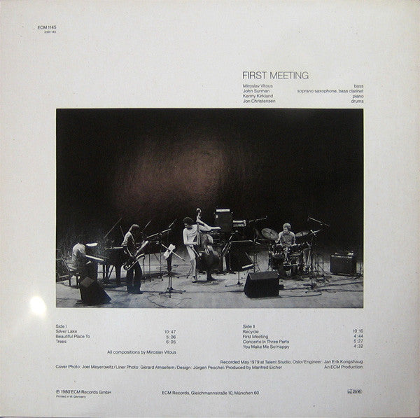 Miroslav Vitous ~ First Meeting (Vinyl) - Djungel & Jazz