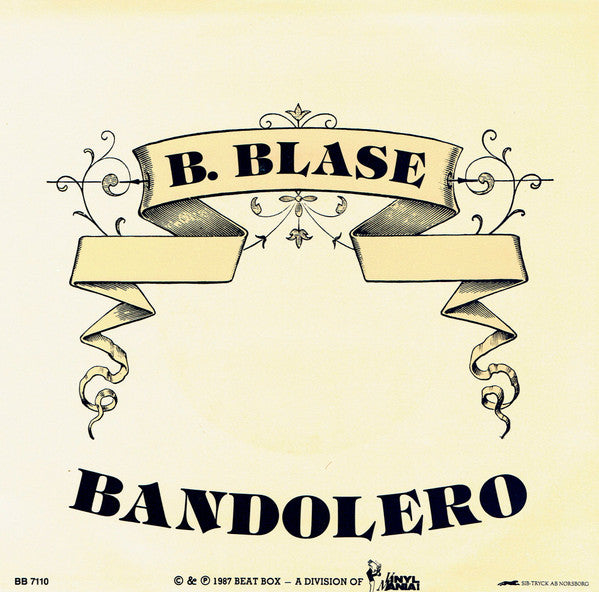 B. Blase ~ Bandolero (Swedish Remix) (Vinyl) - Djungel & Jazz
