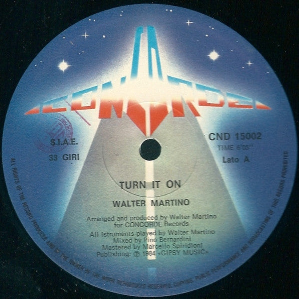 Walter Martino : Turn It On (12")