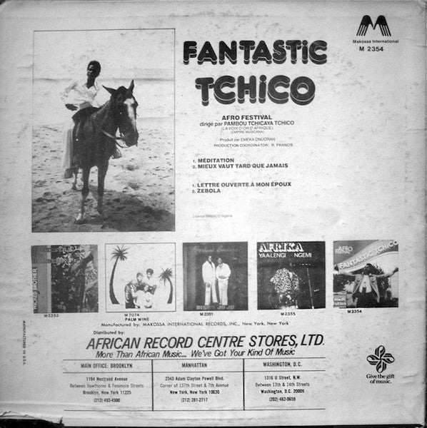 Afro Festival, Fantastic Tchico* : Méditation (LP, Album, RE)