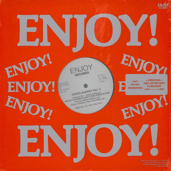 Grand Master Flash And The Furious Five ~ Super Rappin' No.2 (Vinyl) - Djungel & Jazz