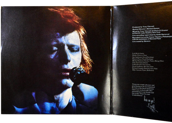 David Bowie : David Live (2xLP, Album, Gat)