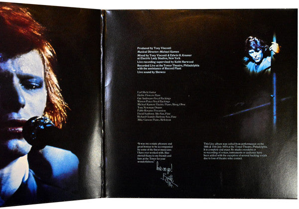 David Bowie : David Live (2xLP, Album, Gat)