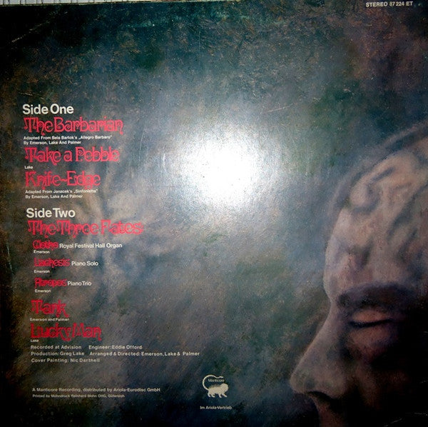 Emerson, Lake & Palmer ~ Emerson, Lake & Palmer (Vinyl) - Djungel & Jazz