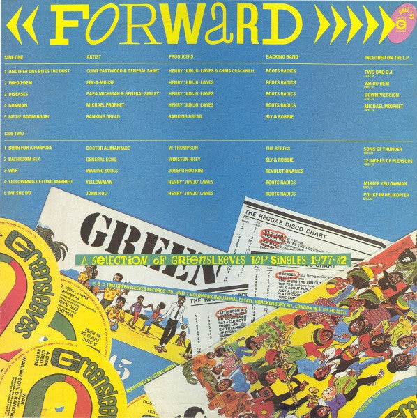 Various : Forward: A Selection Of Greensleeves Singles 1977–1982 (LP, Comp)