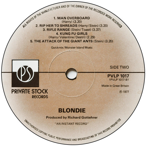 Blondie ~ Blondie (Vinyl) - Djungel & Jazz