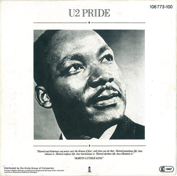 U2 ~ Pride (In The Name Of Love) (Vinyl) - Djungel & Jazz