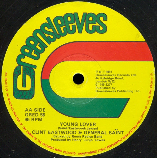 General Sai̊nt & Clint Eastwood / Clint Eastwood & General Sai̊nt ~ Another One Bites The Dust / Young Lover (Vinyl) - Djungel & Jazz
