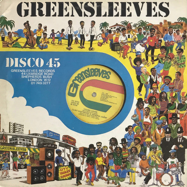 General Sai̊nt & Clint Eastwood / Clint Eastwood & General Sai̊nt ~ Another One Bites The Dust / Young Lover (Vinyl) - Djungel & Jazz