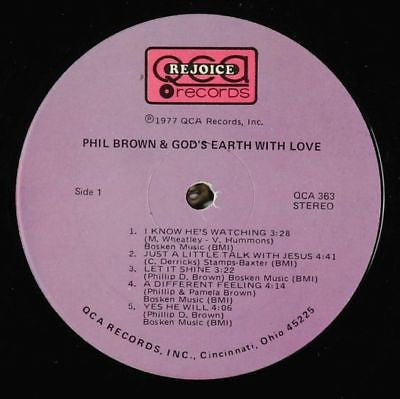 Phil Brown & God's Earth With Love ~ The Beginning (Vinyl) - Djungel & Jazz