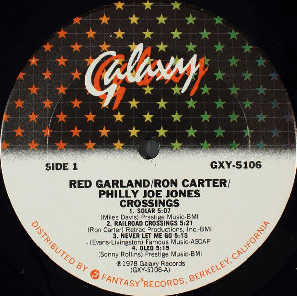 Red Garland / Ron Carter / Philly Joe Jones ~ Crossings (Vinyl) - Djungel & Jazz