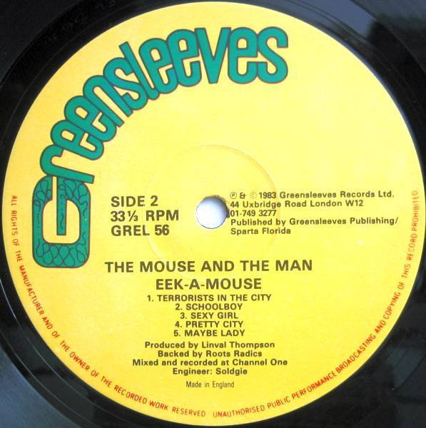 Eek-A-Mouse ~ The Mouse & The Man (Vinyl) - Djungel & Jazz