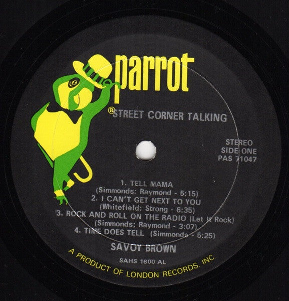Savoy Brown ~ Street Corner Talking (Vinyl) - Djungel & Jazz