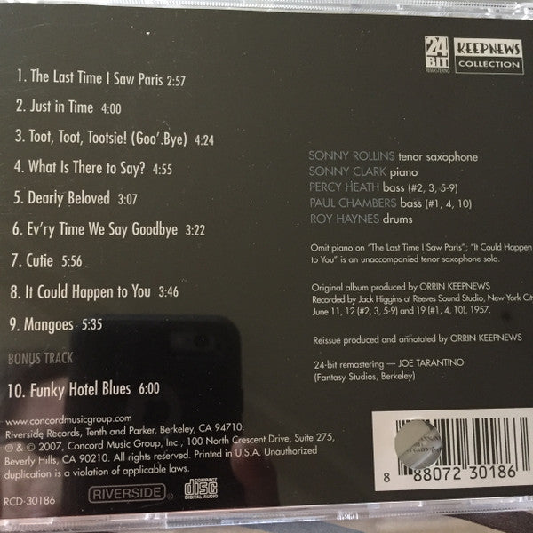 Sonny Rollins ~ The Sound Of Sonny (Vinyl) - Djungel & Jazz