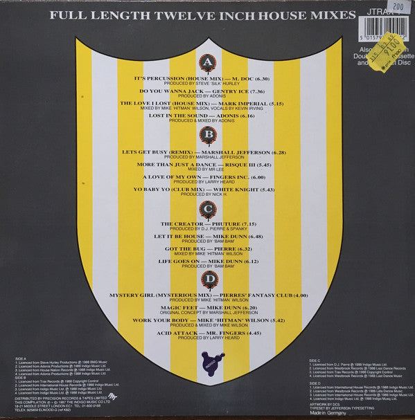 Various ~ Jack Trax (The Fourth Album) (Vinyl) - Djungel & Jazz