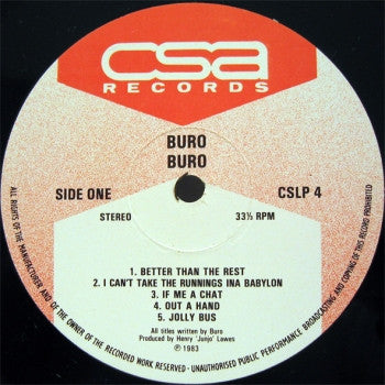 Burro Banton : Buro (LP)