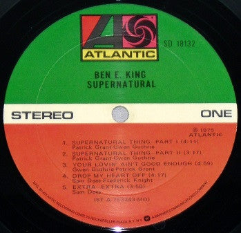Ben E. King ~ Supernatural (Vinyl) - Djungel & Jazz