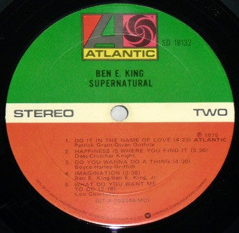 Ben E. King ~ Supernatural (Vinyl) - Djungel & Jazz