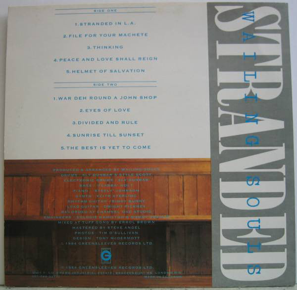 Wailing Souls ~ Stranded (Vinyl) - Djungel & Jazz