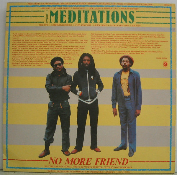 The Meditations : No More Friend (LP, Album)