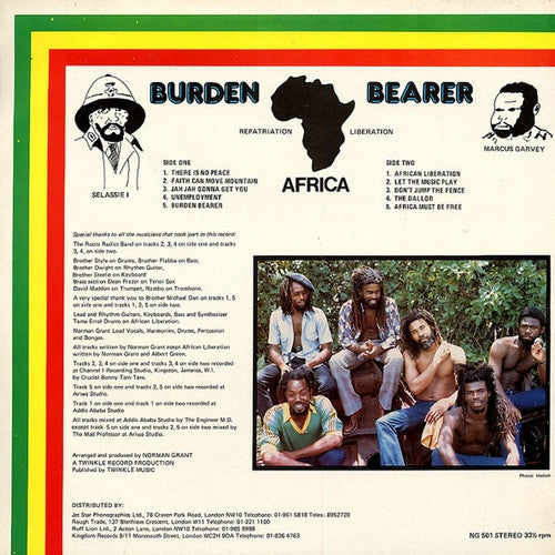 Twinkle Brothers : Burden Bearer (LP, Album)