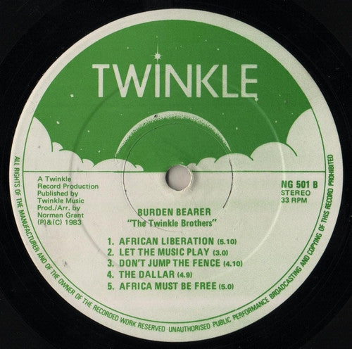 Twinkle Brothers : Burden Bearer (LP, Album)
